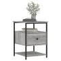 Mesitas noche 2 uds madera ingeniería gris Sonoma 40x42x56 cm de vidaXL, Mesitas de noche - Ref: Foro24-826030, Precio: 73,69...