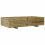Jardinera de madera de pino impregnada 110x60x26,5 cm en Macetas y jardineras | Comprar online en Foru.es
