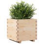 Jardinera madera maciza de pino 50x50x49,5 cm en Macetas y jardineras | Comprar online en Foru.es