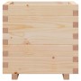 Jardinera madera maciza de pino 50x50x49,5 cm en Macetas y jardineras | Comprar online en Foru.es