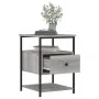 Mesitas noche 2 uds madera ingeniería gris Sonoma 40x42x56 cm de vidaXL, Mesitas de noche - Ref: Foro24-826030, Precio: 73,69...