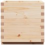 Jardinera madera maciza de pino 50x50x49,5 cm en Macetas y jardineras | Comprar online en Foru.es