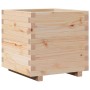 Jardinera madera maciza de pino 50x50x49,5 cm en Macetas y jardineras | Comprar online en Foru.es