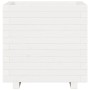 Jardinera madera maciza de pino blanco 50x50x49,5 cm en Macetas y jardineras | Comprar online en Foru.es