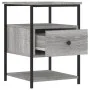 Mesitas noche 2 uds madera ingeniería gris Sonoma 40x42x56 cm de vidaXL, Mesitas de noche - Ref: Foro24-826030, Precio: 73,69...