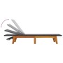 Set de muebles de jardín 3 piezas ratán sintético madera acacia de vidaXL, Tumbonas - Ref: Foro24-3154402, Precio: 276,16 €, ...