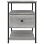 Mesitas noche 2 uds madera ingeniería gris Sonoma 40x42x56 cm de vidaXL, Mesitas de noche - Ref: Foro24-826030, Precio: 73,69...
