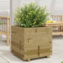 Jardinera madera de pino impregnada 50x50x49,5 cm en Macetas y jardineras | Comprar online en Foru.es