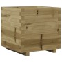 Jardinera madera de pino impregnada 50x50x49,5 cm en Macetas y jardineras | Comprar online en Foru.es