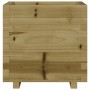 Jardinera madera de pino impregnada 50x50x49,5 cm en Macetas y jardineras | Comprar online en Foru.es