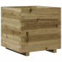 Jardinera madera de pino impregnada 50x50x49,5 cm en Macetas y jardineras | Comprar online en Foru.es