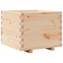 Jardinera madera maciza de pino 60x60x49,5 cm en Macetas y jardineras | Comprar online en Foru.es
