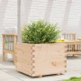 Jardinera madera maciza de pino 60x60x49,5 cm en Macetas y jardineras | Comprar online en Foru.es