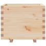 Jardinera madera maciza de pino 60x60x49,5 cm en Macetas y jardineras | Comprar online en Foru.es