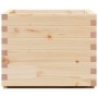 Jardinera madera maciza de pino 60x60x49,5 cm en Macetas y jardineras | Comprar online en Foru.es