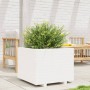 Jardinera madera maciza de pino blanco 60x60x49,5 cm en Macetas y jardineras | Comprar online en Foru.es