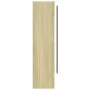 Armario de baño con espejo MDF blanco y roble 80x15x60 cm de vidaXL, Tocadores de baño - Ref: Foro24-331537, Precio: 143,69 €...