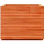 Jardinera madera maciza de pino marrón cera 60x60x49,5 cm en Macetas y jardineras | Comprar online en Foru.es