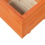 Jardinera madera maciza de pino marrón cera 60x60x49,5 cm en Macetas y jardineras | Comprar online en Foru.es
