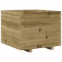 Jardinera madera de pino impregnada 60x60x49,5 cm en Macetas y jardineras | Comprar online en Foru.es