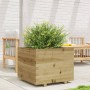 Jardinera madera de pino impregnada 60x60x49,5 cm en Macetas y jardineras | Comprar online en Foru.es