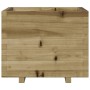 Jardinera madera de pino impregnada 60x60x49,5 cm en Macetas y jardineras | Comprar online en Foru.es