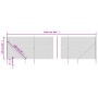 Cerca de alambre con pinchos de anclaje verde 1,6x25 m de vidaXL, Paneles de vallas - Ref: Foro24-153932, Precio: 272,42 €, D...