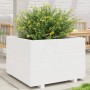 Jardinera madera maciza de pino blanco 70x70x49,5 cm en Macetas y jardineras | Comprar online en Foru.es