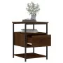 Mesitas noche 2 uds madera ingeniería marrón roble 40x42x56 cm de vidaXL, Mesitas de noche - Ref: Foro24-826032, Precio: 73,8...