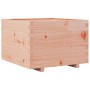Jardinera madera maciza de abeto Douglas 70x70x49,5 cm en Macetas y jardineras | Comprar online en Foru.es
