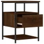 Mesitas noche 2 uds madera ingeniería marrón roble 40x42x56 cm de vidaXL, Mesitas de noche - Ref: Foro24-826032, Precio: 73,8...