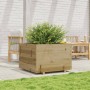 Jardinera madera de pino impregnada 70x70x49,5 cm en Macetas y jardineras | Comprar online en Foru.es
