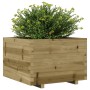 Jardinera madera de pino impregnada 70x70x49,5 cm en Macetas y jardineras | Comprar online en Foru.es