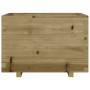 Jardinera madera de pino impregnada 70x70x49,5 cm en Macetas y jardineras | Comprar online en Foru.es