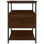 Mesitas noche 2 uds madera ingeniería marrón roble 40x42x56 cm de vidaXL, Mesitas de noche - Ref: Foro24-826032, Precio: 73,8...