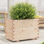 Jardinera madera maciza de pino 70x40x49,5 cm en Macetas y jardineras | Comprar online en Foru.es