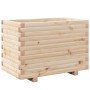 Jardinera madera maciza de pino 70x40x49,5 cm en Macetas y jardineras | Comprar online en Foru.es