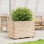 Jardinera madera maciza de pino 70x40x49,5 cm en Macetas y jardineras | Comprar online en Foru.es