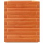 Jardinera madera maciza de pino marrón cera 70x40x49,5 cm en Macetas y jardineras | Comprar online en Foru.es