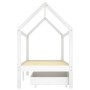 Estructura de cama infantil cajones madera pino blanco 90x200cm de vidaXL, Cunas y camas para niños - Ref: Foro24-322141, Pre...
