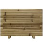 Jardinera madera de pino impregnada 70x40x49,5 cm en Macetas y jardineras | Comprar online en Foru.es