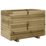 Jardinera madera de pino impregnada 70x40x49,5 cm en Macetas y jardineras | Comprar online en Foru.es