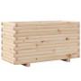 Jardinera madera maciza de pino 90x40x49,5 cm en Macetas y jardineras | Comprar online en Foru.es