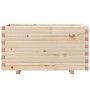 Jardinera madera maciza de pino 90x40x49,5 cm en Macetas y jardineras | Comprar online en Foru.es