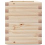 Jardinera madera maciza de pino 90x40x49,5 cm en Macetas y jardineras | Comprar online en Foru.es