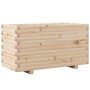 Jardinera madera maciza de pino 90x40x49,5 cm en Macetas y jardineras | Comprar online en Foru.es