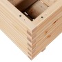 Jardinera madera maciza de pino 90x40x49,5 cm en Macetas y jardineras | Comprar online en Foru.es