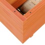 Jardinera madera maciza de pino marrón cera 90x40x49,5 cm en Macetas y jardineras | Comprar online en Foru.es