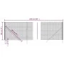 Grüner Zaun aus verzinktem Stahldraht 2x10 m von vidaXL, Zaunpaneele - Ref: Foro24-154054, Preis: 130,62 €, Rabatt: %