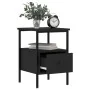 Mesitas de noche 2 uds madera de ingeniería negro 34x36x50 cm de vidaXL, Mesitas de noche - Ref: Foro24-826044, Precio: 79,81...